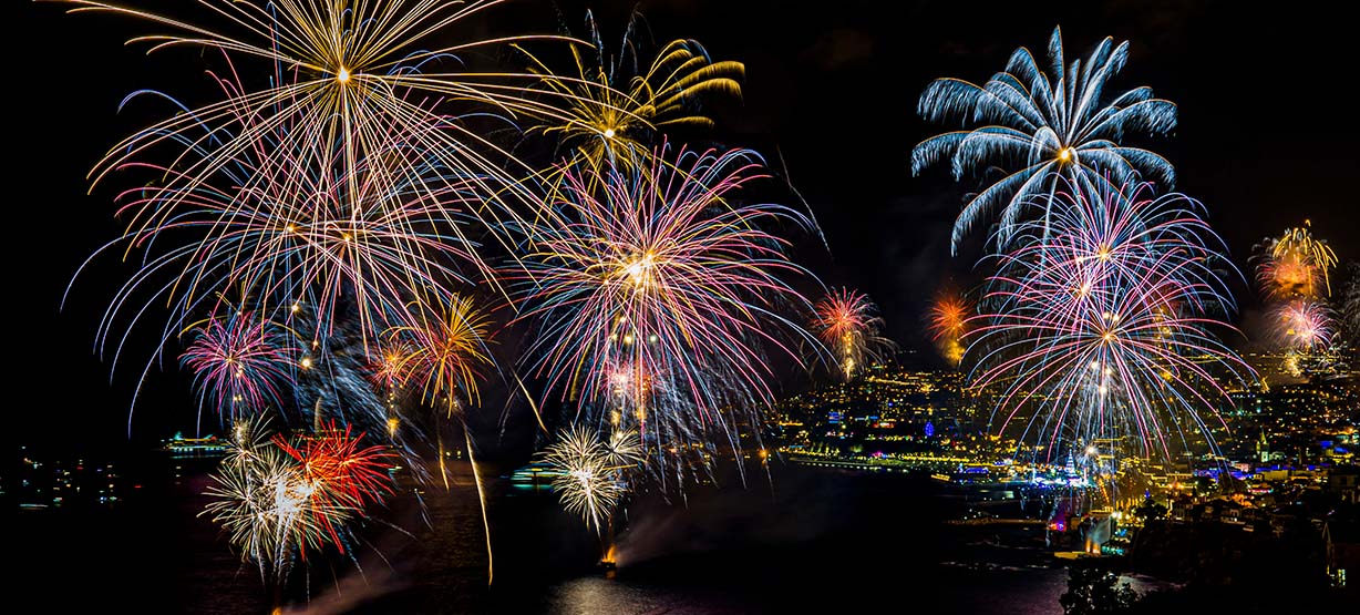 Fireworks Madeira Island.