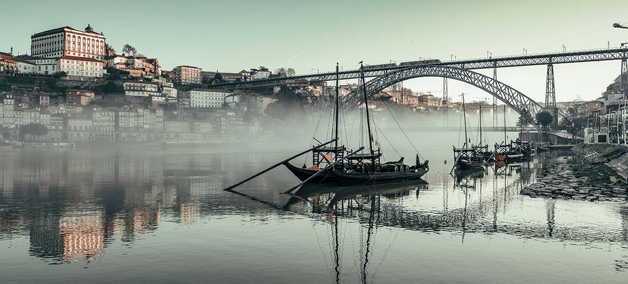 Porto no inverno 