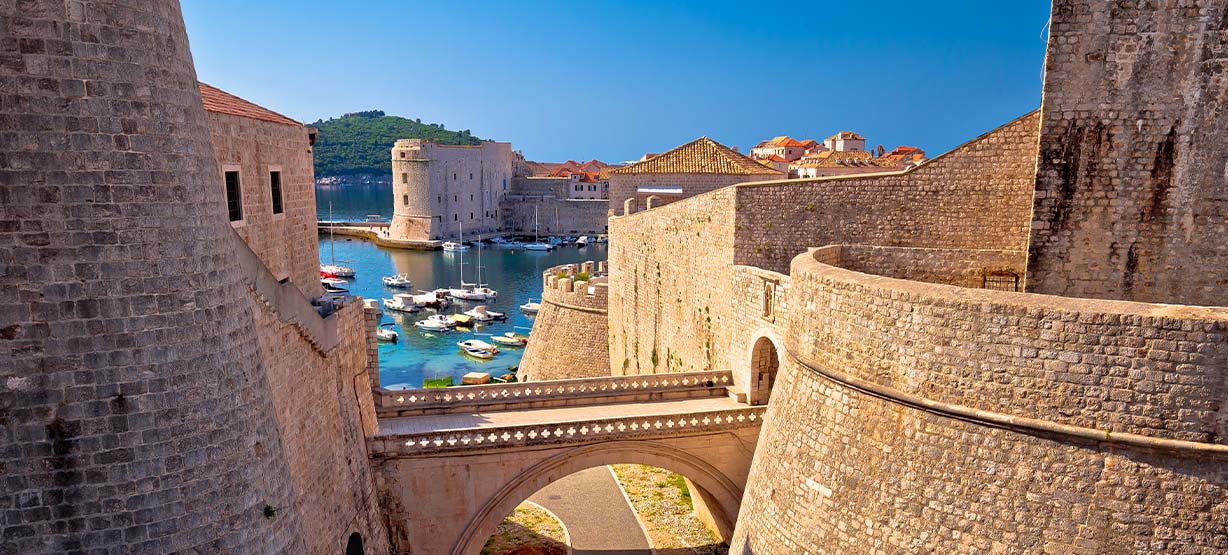 city wall of Dubrovnik, Croatia