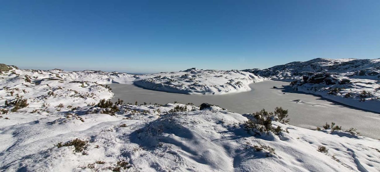 Serra da Estrela com neve