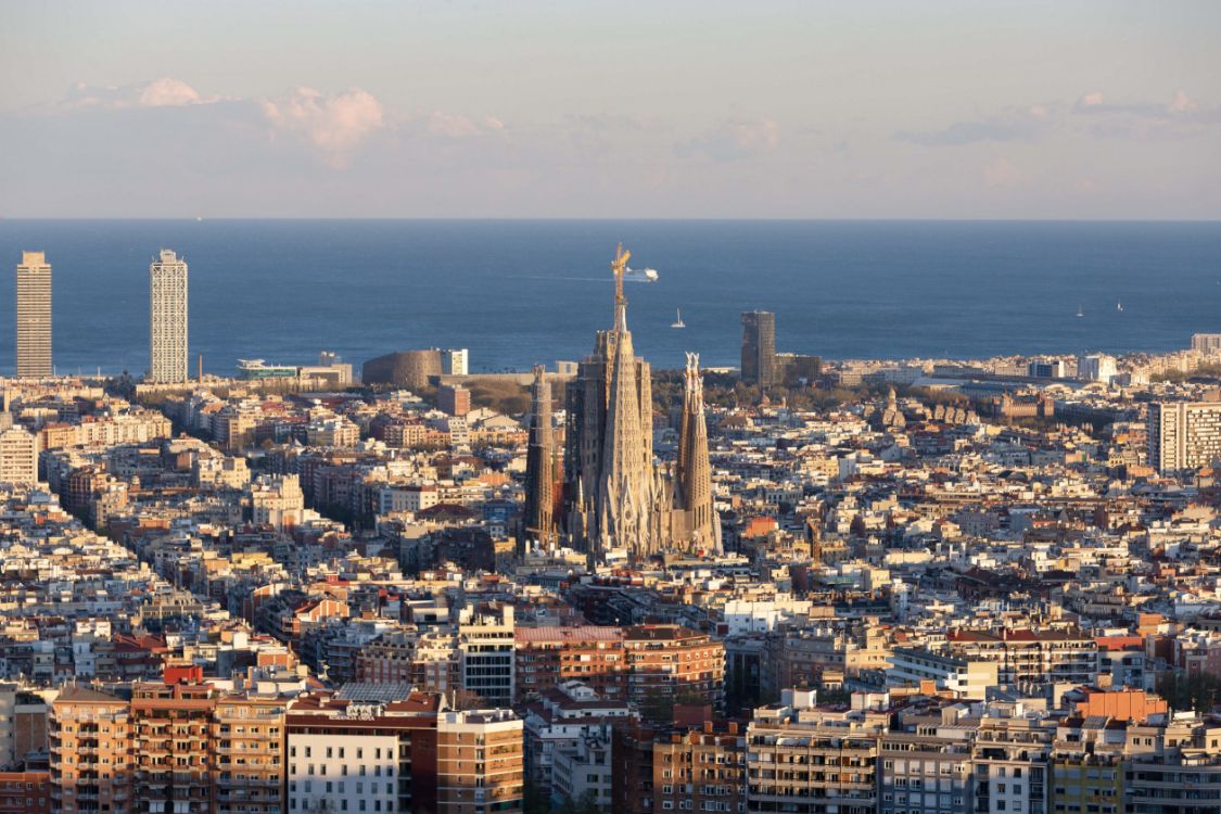 air view Barcelona