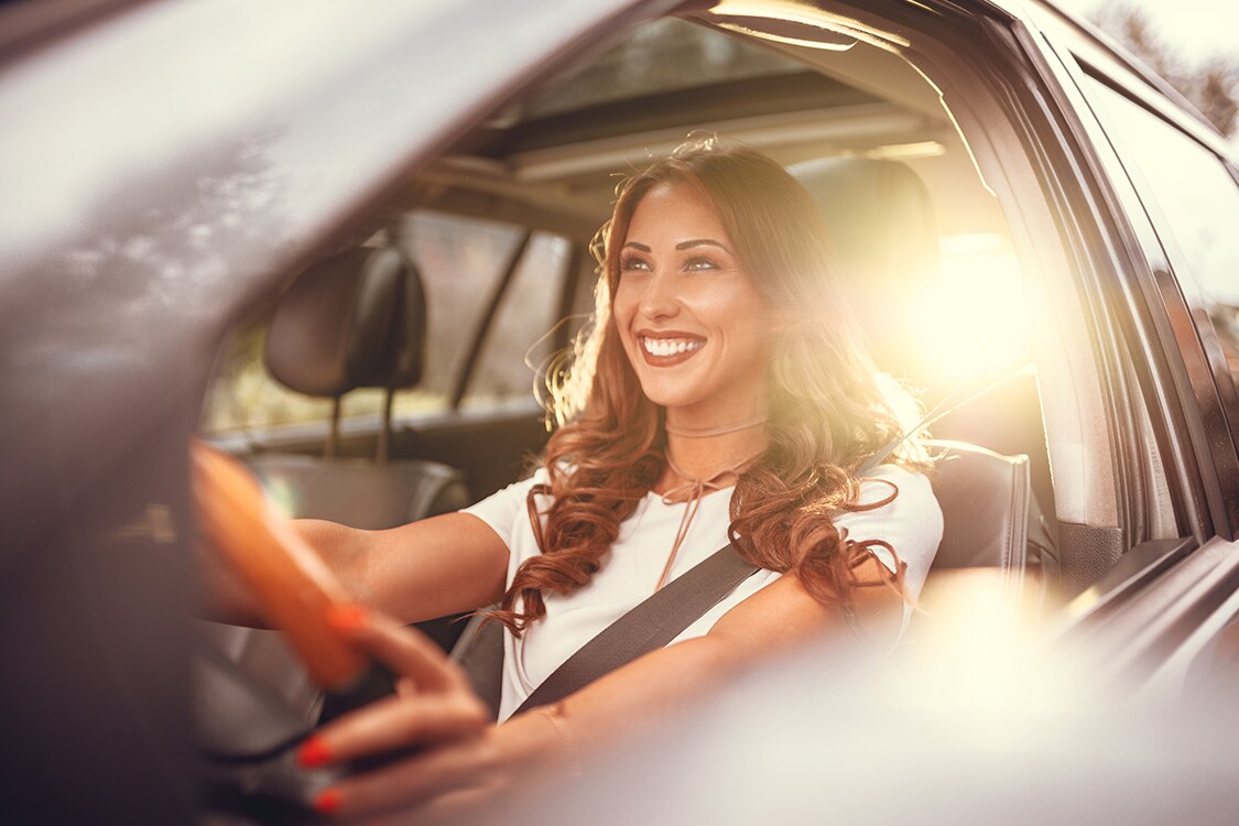woman driving
