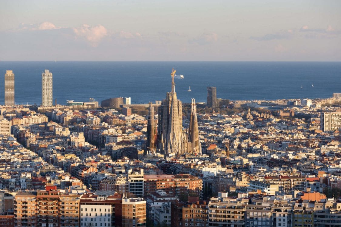 vista aérea barcelona