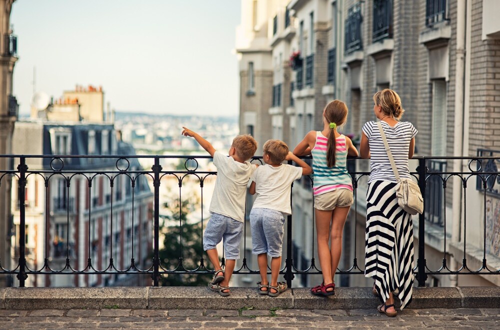 Familia em Paris